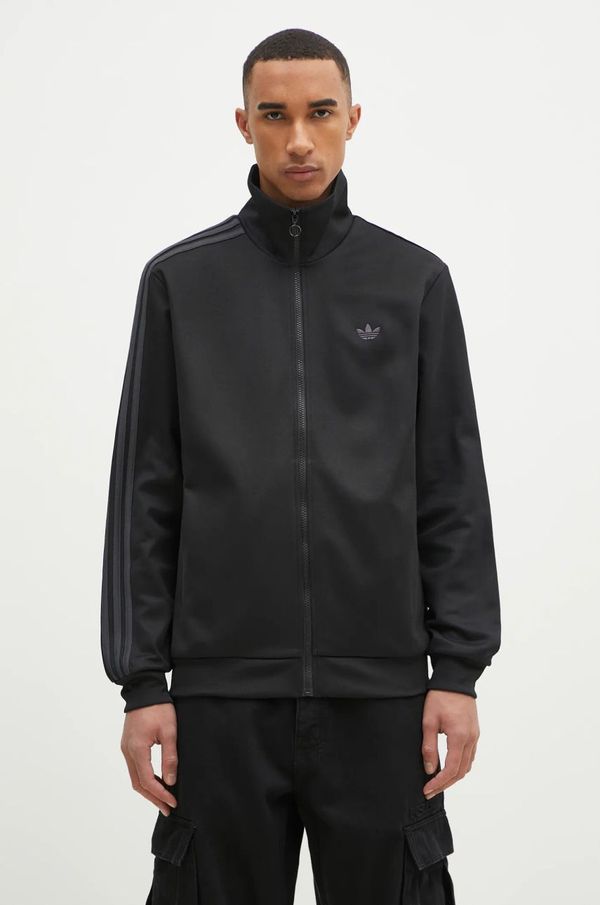 adidas Originals Dukserica adidas Originals BB TT za muškarce, boja: crna, s aplikacijom, JC7417