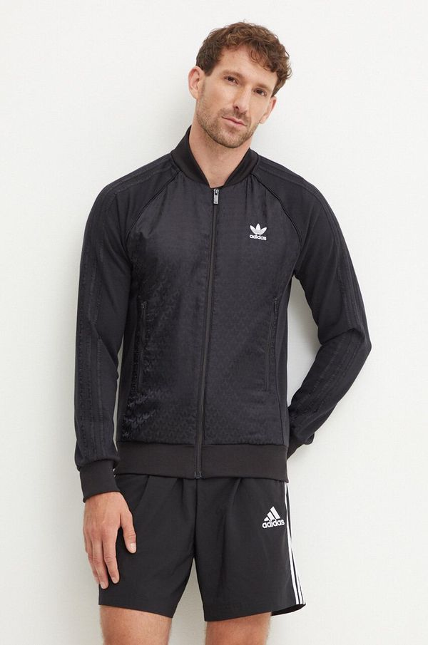 adidas Originals Dukserica adidas Originals za muškarce, boja: crna, bez uzorka, IZ2541