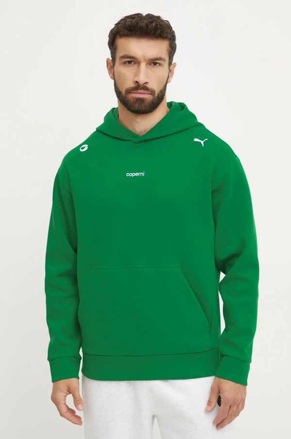 coperni Dukserica Coperni x Puma boja: zelena, s kapuljačom, bez uzorka, 628304