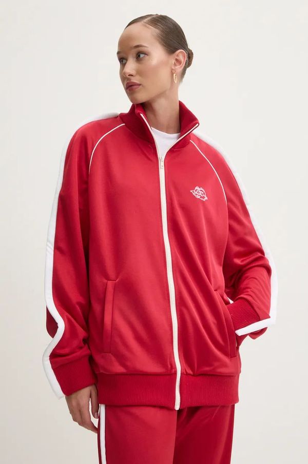 Fiorucci Dukserica Fiorucci za žene, boja: crvena, s aplikacijom, U01FMSZI270PL01RD01