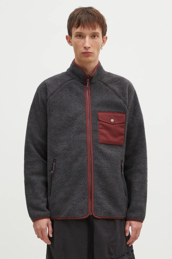 Fjallraven Dukserica od flisa Fjallraven Vardag Pile Fleece M boja: siva, bez uzorka, F84158.030.352