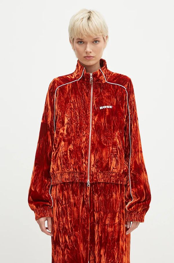 Martine Rose Dukserica od velura Martine Rose Shrunken Track Jacket boja: narančasta, bez uzorka, 164WF04202