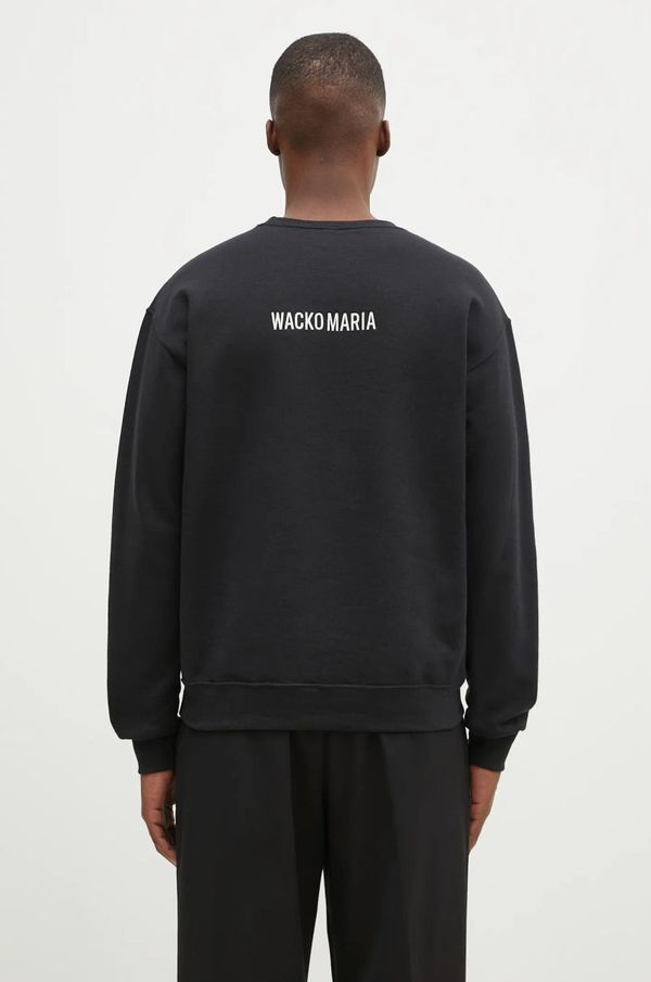Wacko Maria Dukserica Wacko Maria Tim Lehi za muškarce, boja: crna, bez uzorka, 24FW-WMC-SS18