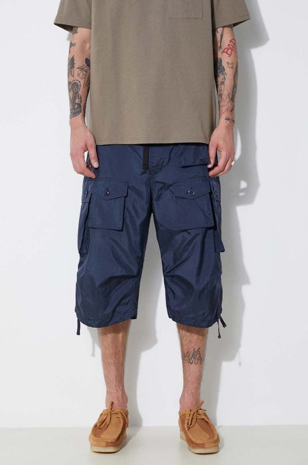 Engineered Garments Kratke hlače Engineered Garments FA za muškarce, boja: tamno plava, OR276.DZ028
