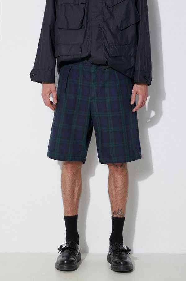 Engineered Garments Lanene kratke hlače Engineered Garments Sunset boja: tamno plava, OR268.ZT193