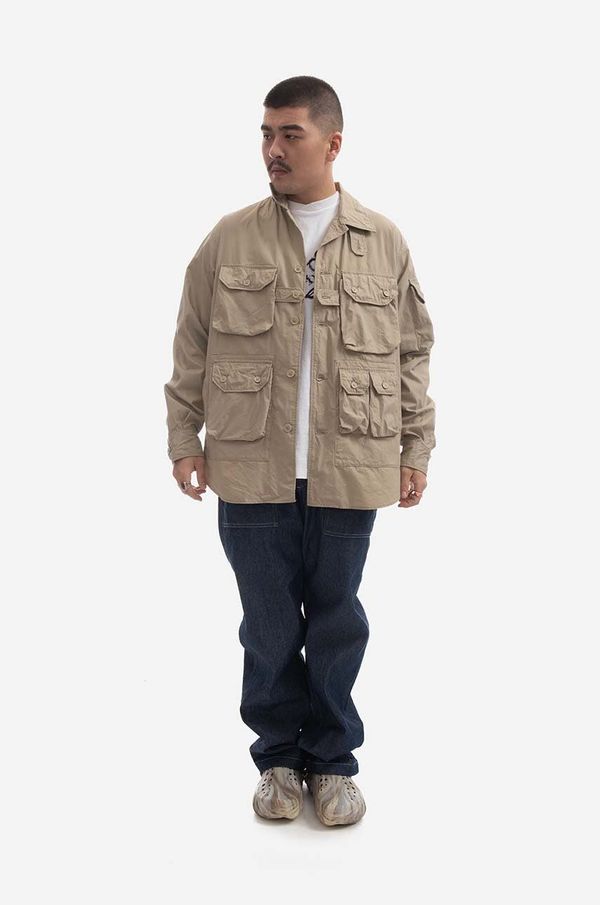 Engineered Garments Pamučna jakna Engineered Garments Explorer boja: žuta, za prijelazno razdoblje, 23S1D037.ZT154-ZT154