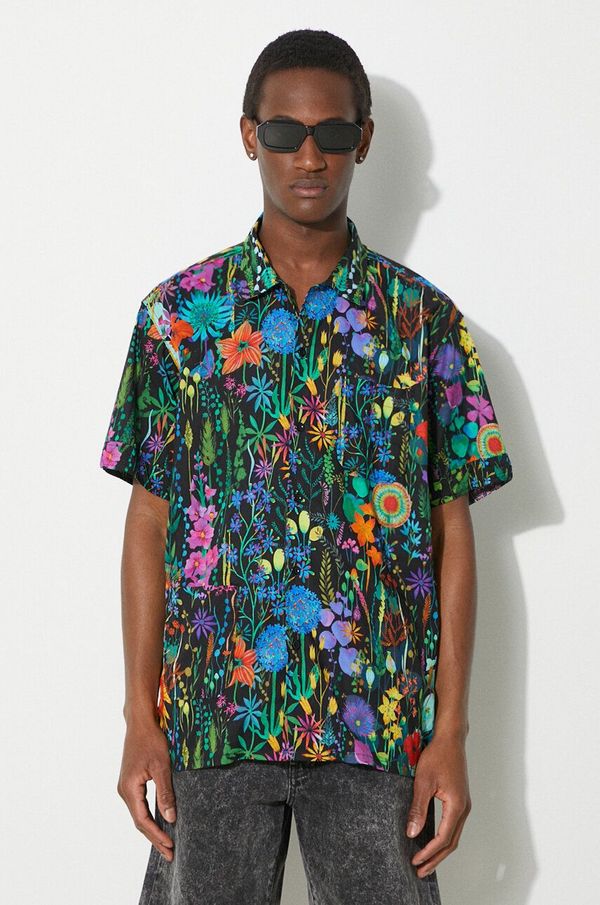 Engineered Garments Pamučna košulja Engineered Garments Camp Shirt za muškarce, relaxed, s klasičnim ovratnikom, OR018.WF092