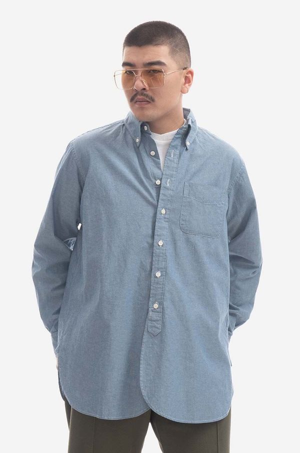 Engineered Garments Pamučna košulja Engineered Garments Engineered Garments 19 Century BD za muškarce, regular, s klasičnim ovratnikom, 23S1A001.CV001-CV001