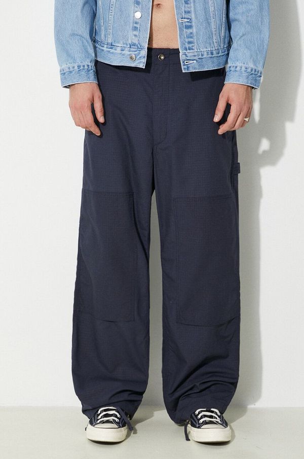 Engineered Garments Pamučne hlače Engineered Garments Painter Pant boja: tamno plava, ravni kroj, OR307.CT114