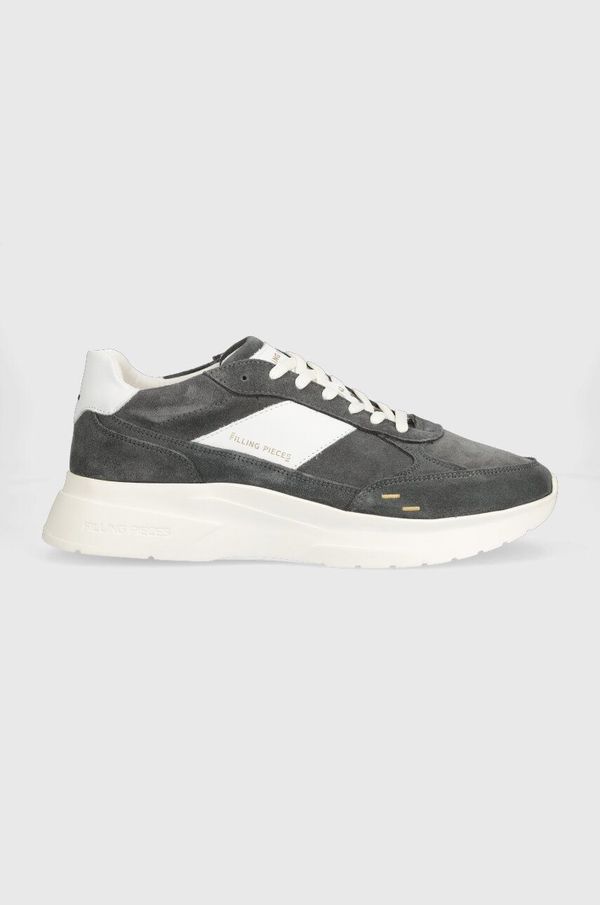 Filling Pieces Tenisice od brušene kože Filling Pieces boja: siva