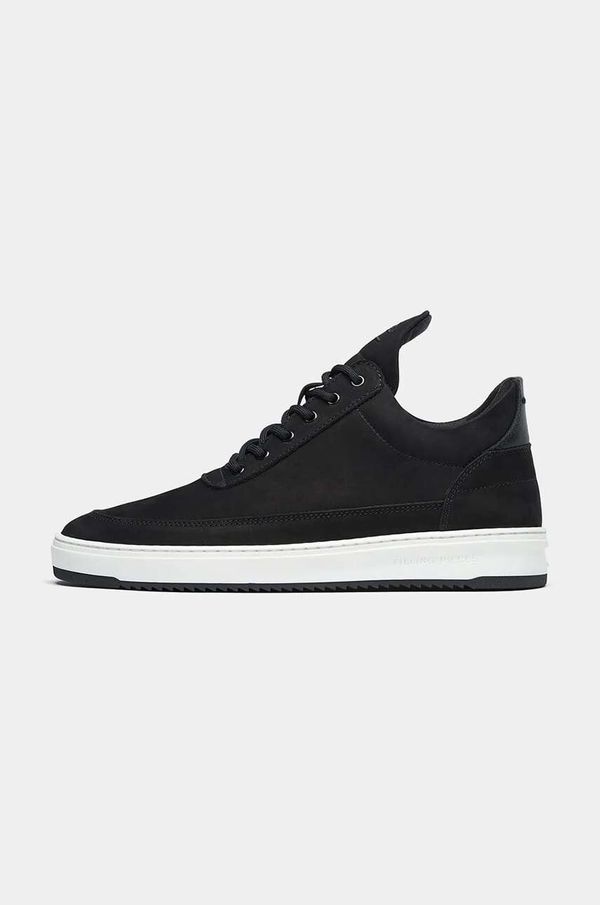 Filling Pieces Tenisice od brušene kože Filling Pieces Low Top Base boja: crna, 10120591861