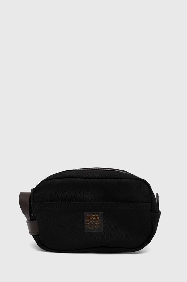 Filson Kozmetička torbica Filson Travel Kit boja: crna, FMBAG0067