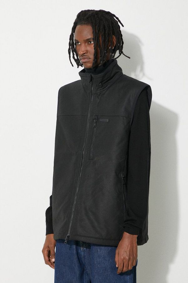 Filson Prsluk Filson Tin Cloth Primaloft Vest za muškarce, boja: crna, za prijelazno razdoblje, FMGIL0041