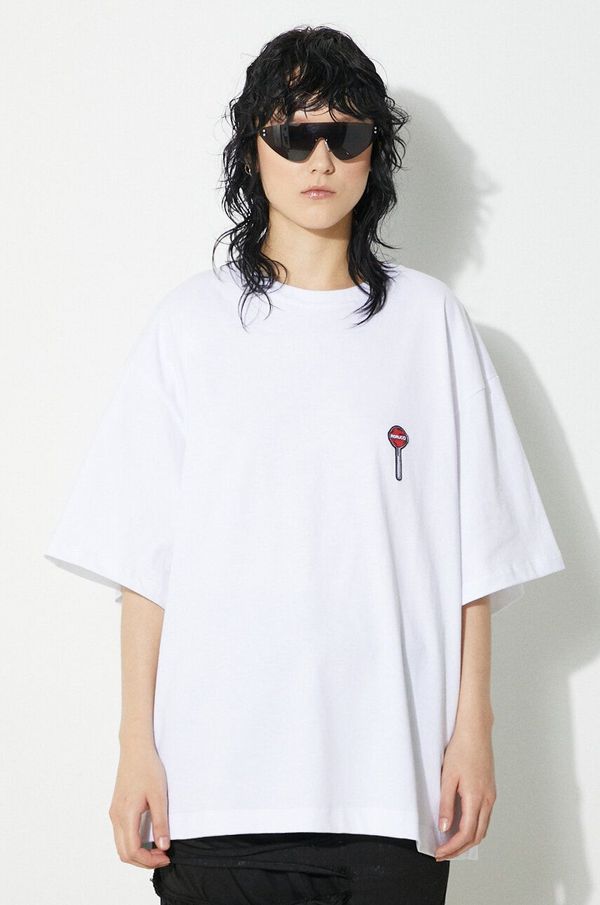 Fiorucci Pamučna majica Fiorucci Lollipop Patch Boxy T-Shirt boja: bijela, bez uzorka, M01FPTSH103CJ01WH03