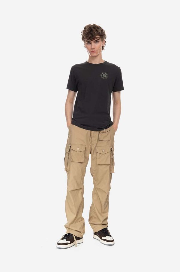 Fjallraven Majica kratkih rukava Fjallraven 1960 Logo boja: crna, s aplikacijom, F87313.550-550