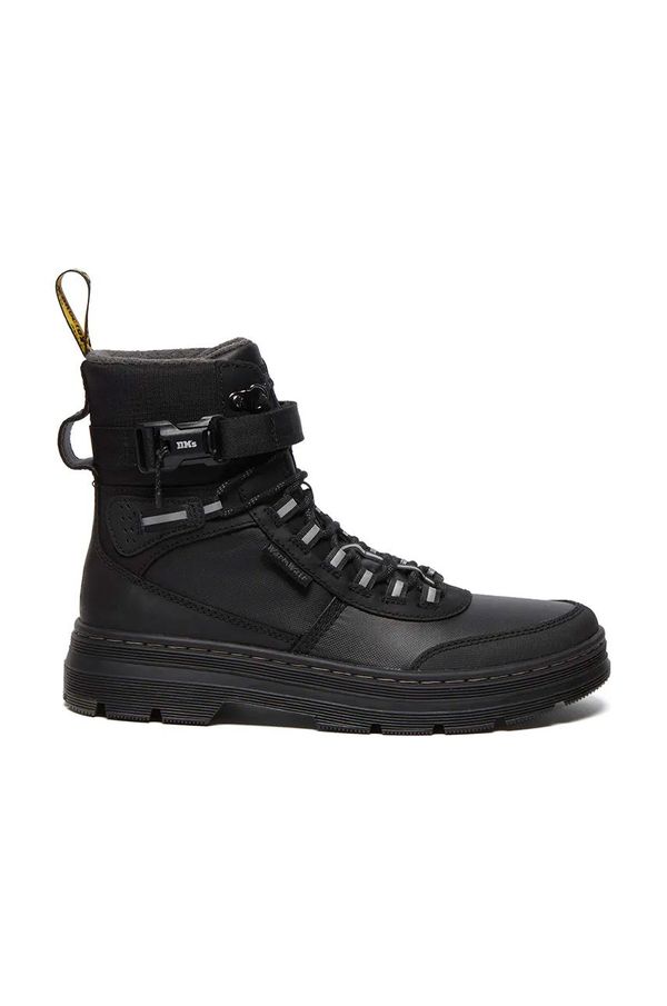 Dr. Martens Gležnjače Dr. Martens Combs Tech WX za žene, boja: crna, ravni potplat, s toplom podstavom, DM32103001
