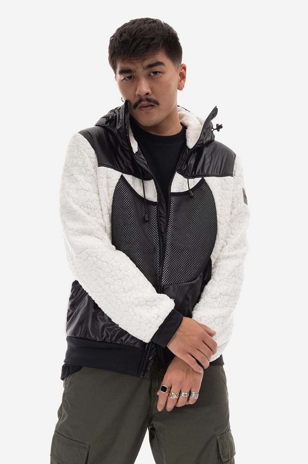 Griffin Jakna Griffin Hooded Jogger za muškarce, boja: bijela, za prijelazno razdoblje, GW22.09C-white