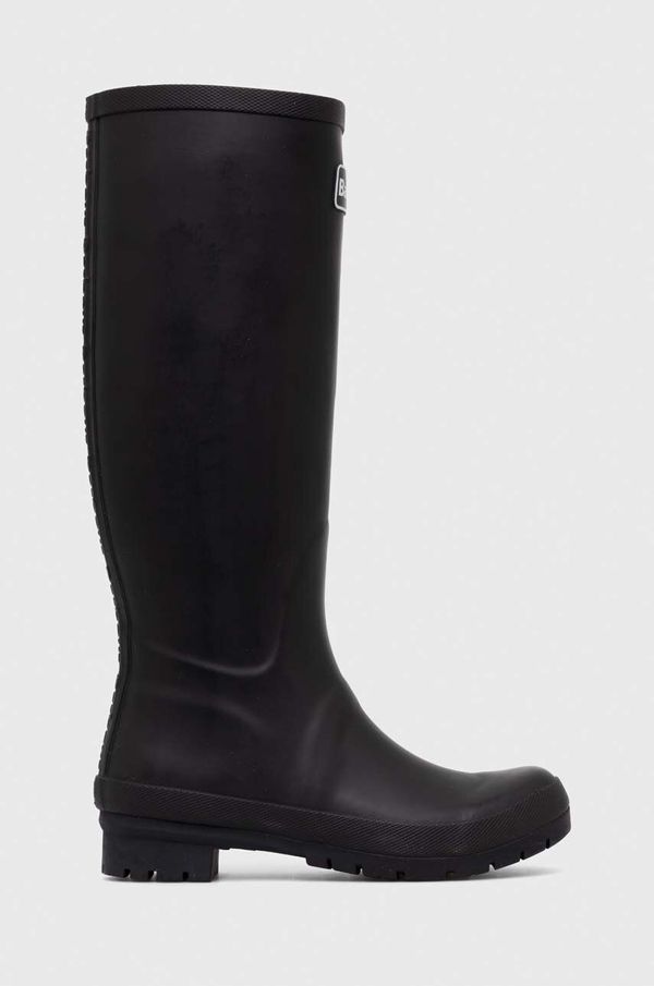 Barbour Gumene čizme Barbour Abbey za žene, boja: crna, LRF0083BK11