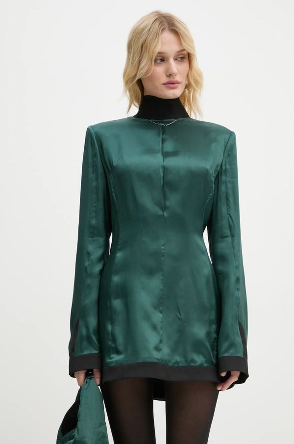 MM6 Maison Margiela Haljina MM6 Maison Margiela boja: zelena, mini, uska, S62DA0036.S41355