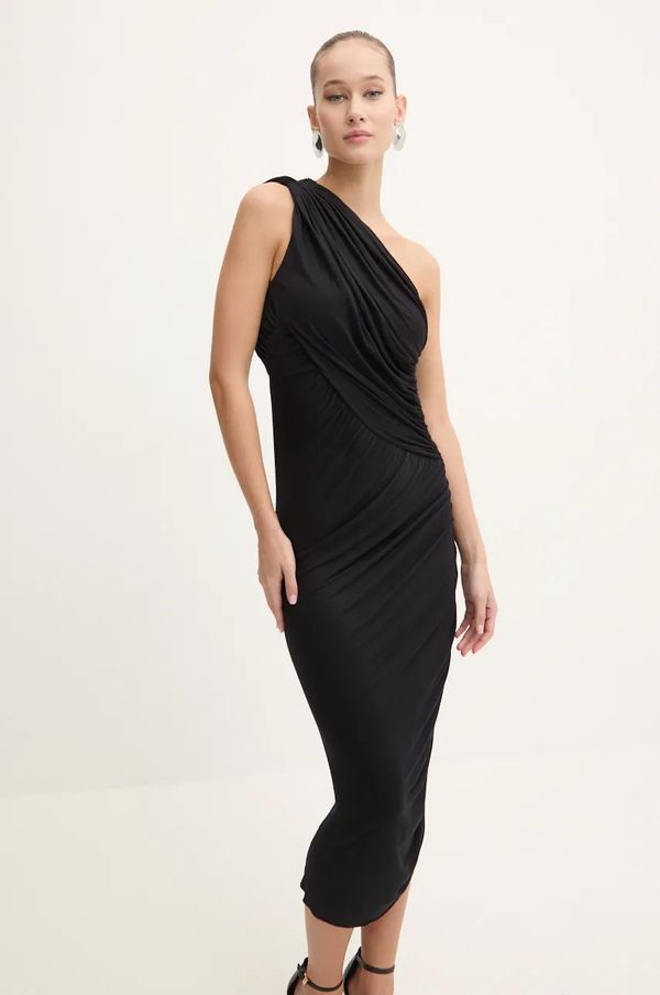 Rick Owens Lilies Haljina Rick Owens Lilies boja: crna, maxi, uska, LI02D5526RV