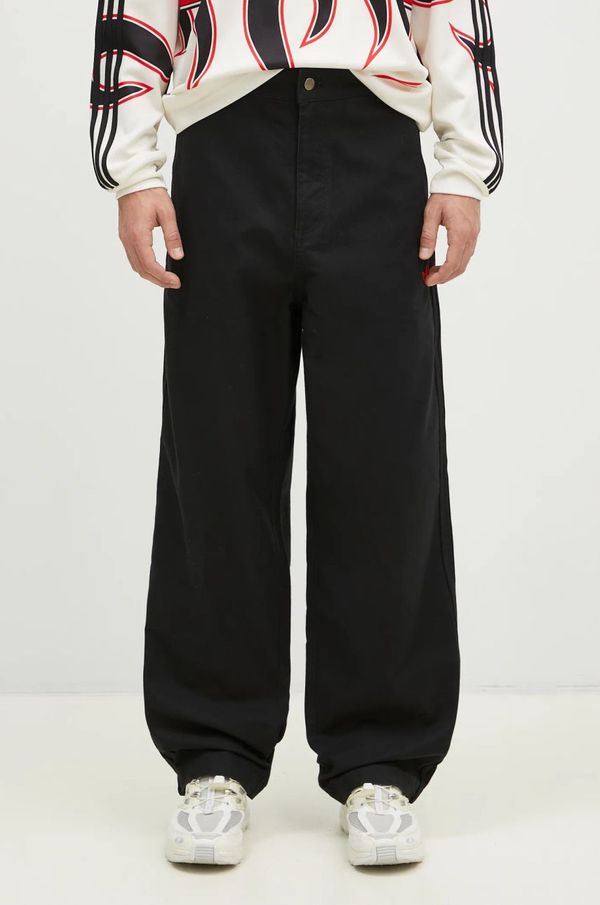 adidas Originals Hlače adidas Originals 100 Thieves Pant za muškarce, boja: crna, ravni kroj, JN6929