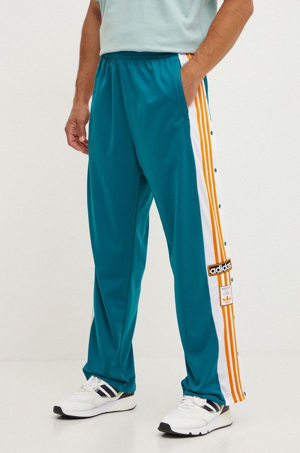 adidas Originals Hlače adidas Originals Adibreak za muškarce, boja: tirkizna, s uzorkom, IY9932