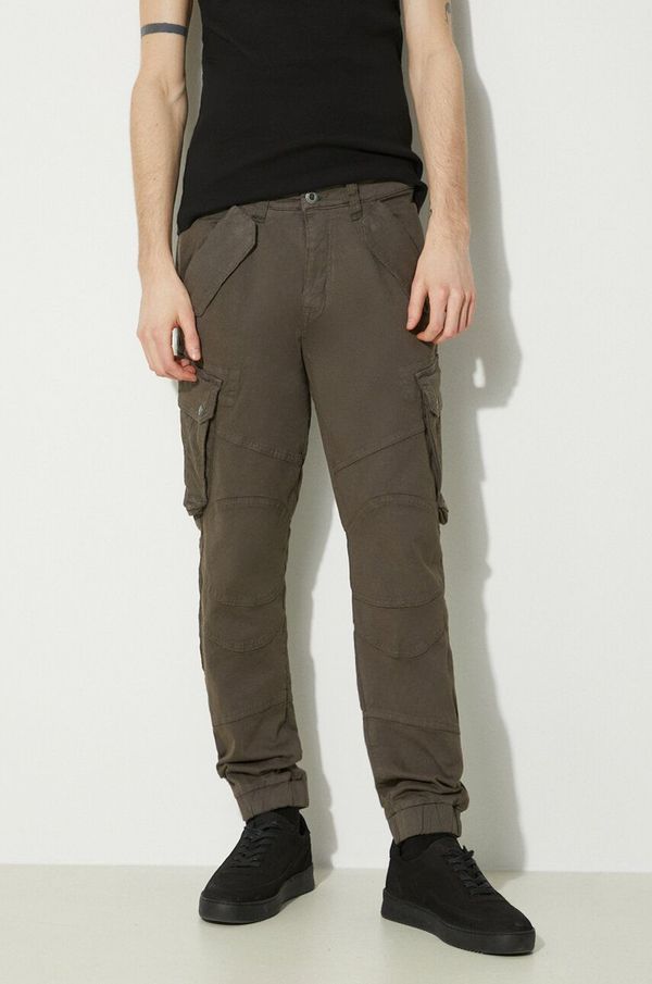 Alpha Industries Hlače Alpha Industries Combat Pant LW za muškarce, boja: zelena, cargo kroj, 126215