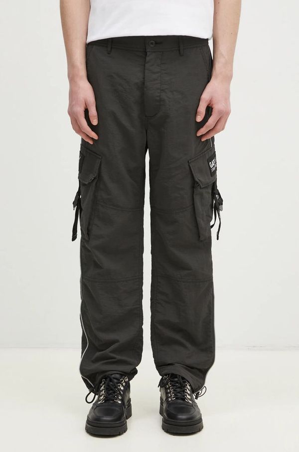 Levi's Hlače Levi's x Gundam SEED boja: crna, cargo kroj, visoki struk, A7409.0000