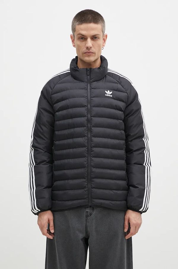 adidas Originals Jakna adidas Originals Padded Coll za muškarce, boja: crna, za prijelazno razdoblje, IZ1835