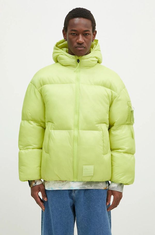 Alpha Industries Jakna Alpha Industries Cloud Puffer Bomber za muškarce, boja: zelena, za zimu, oversize, 148130