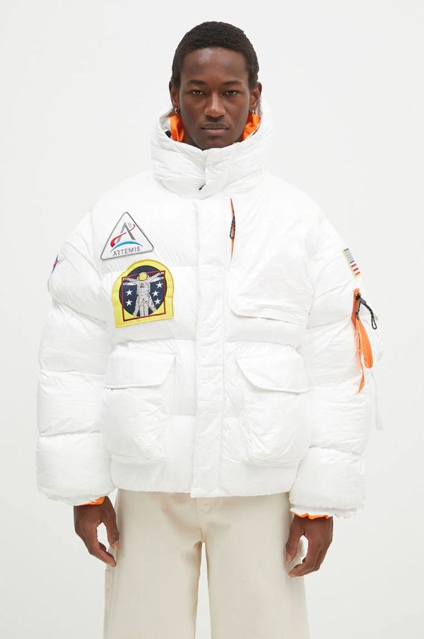 Alpha Industries Jakna Alpha Industries NASA Puffer Artemis za muškarce, boja: bijela, za zimu, 148136
