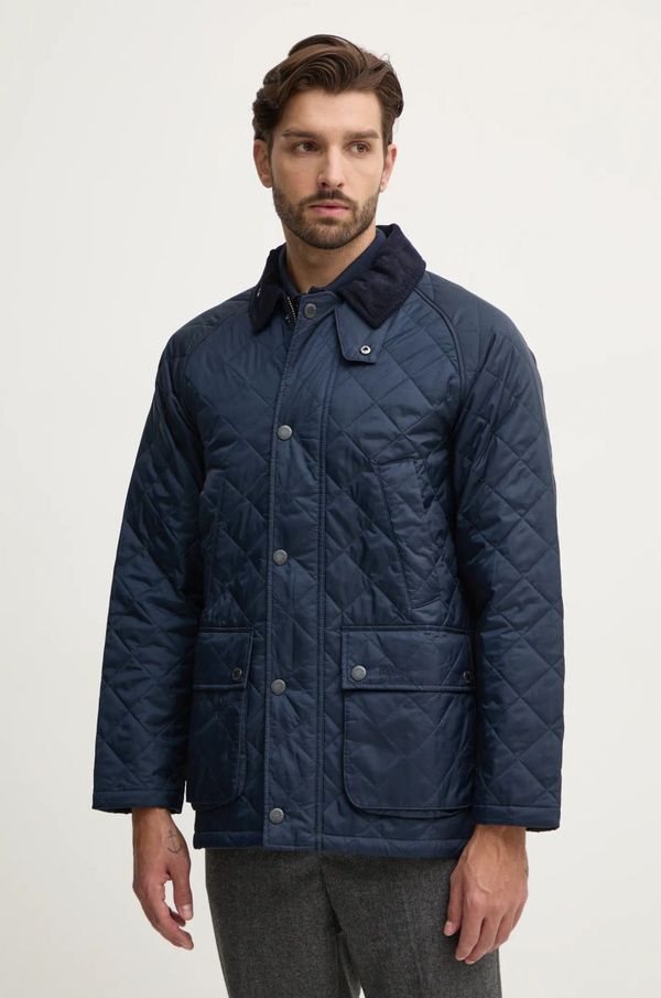 Barbour Jakna Barbour Ashby Quilt za muškarce, boja: crna, za prijelazno razdoblje, MQU1638