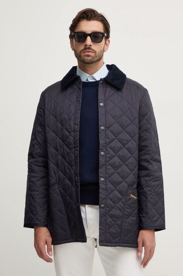 Barbour Jakna Barbour le Quilt za muškarce, boja: tamno plava, za prijelazno razdoblje, MQU0001