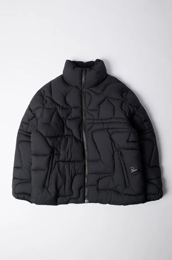 by Parra Jakna by Parra Boring Village Puffer Jacket za muškarce, boja: crna, za zimu, oversize, 52335