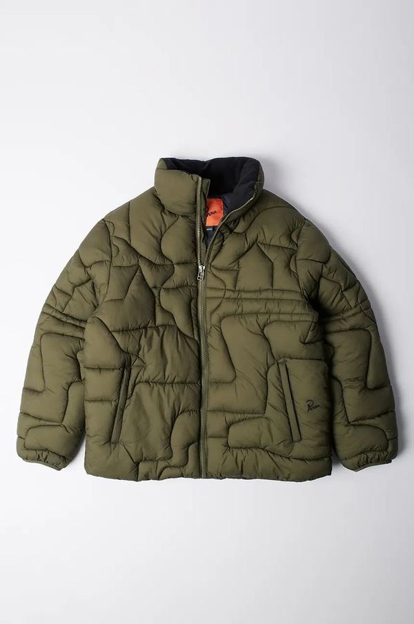 by Parra Jakna by Parra Boring Village Puffer Jacket za muškarce, boja: zelena, za zimu, oversize, 52337
