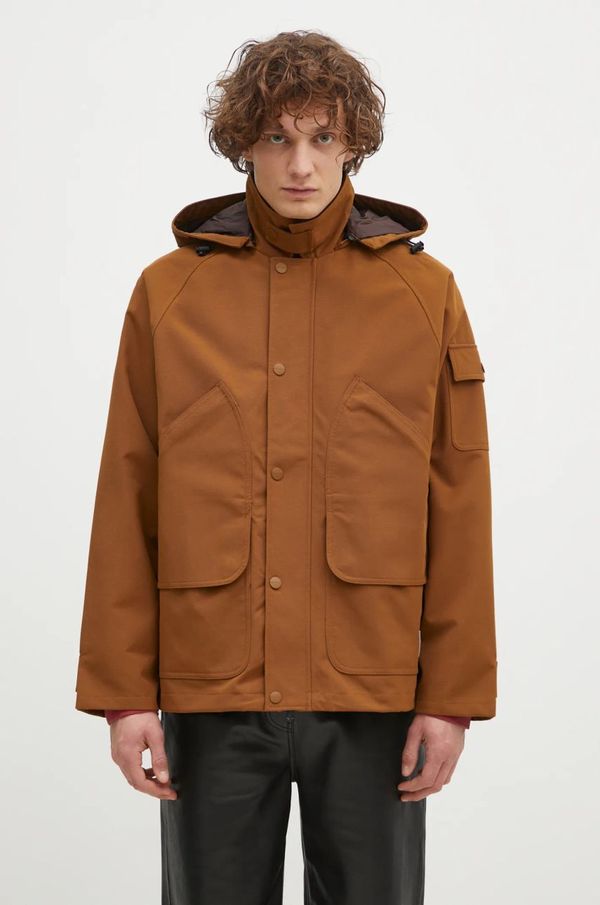 Carhartt WIP Jakna Carhartt WIP Clarton Jacket za muškarce, boja: smeđa, za prijelazno razdoblje, oversize, I033871.00SXX