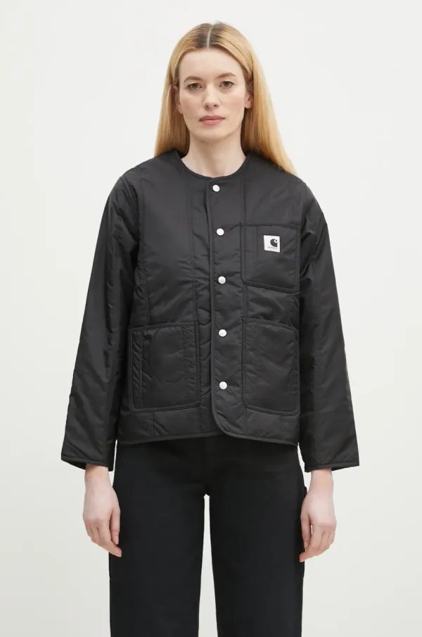 Carhartt WIP Jakna Carhartt WIP Kyla Liner za žene, boja: crna, za prijelazno razdoblje, I034388.89XX