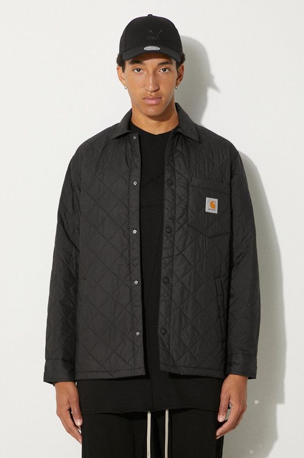 Carhartt WIP Jakna Carhartt WIP Wadeson za muškarce, boja: crna, za prijelazno razdoblje, I034363.89XX