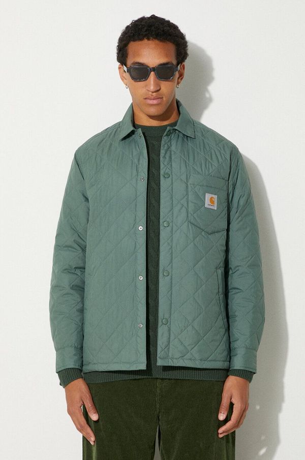 Carhartt WIP Jakna Carhartt WIP Wadeson za muškarce, boja: zelena, za prijelazno razdoblje, I034363.29NXX