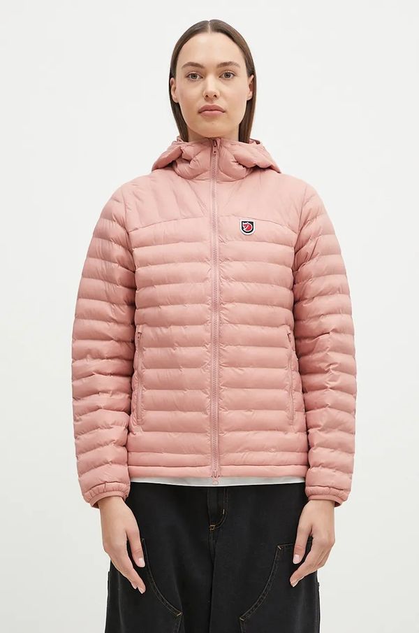 Fjallraven Jakna Fjallraven Expedition Latt Hoodie W za žene, boja: ružičasta, za prijelazno razdoblje, F86120.300