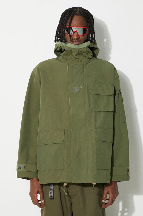 Human Made Jakna Human Made Mountain Parka za muškarce, boja: zelena, za prijelazno razdoblje, HM27JK004