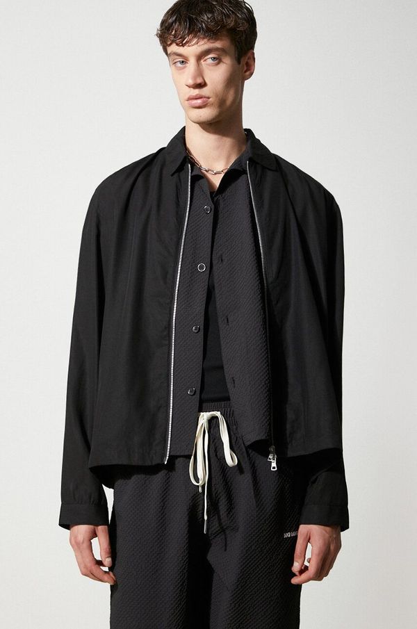MKI MIYUKI ZOKU Jakna MKI MIYUKI ZOKU Tencel Rider Jacket za muškarce, boja: crna, za prijelazno razdoblje, TENCEL.RIDER.JACKET