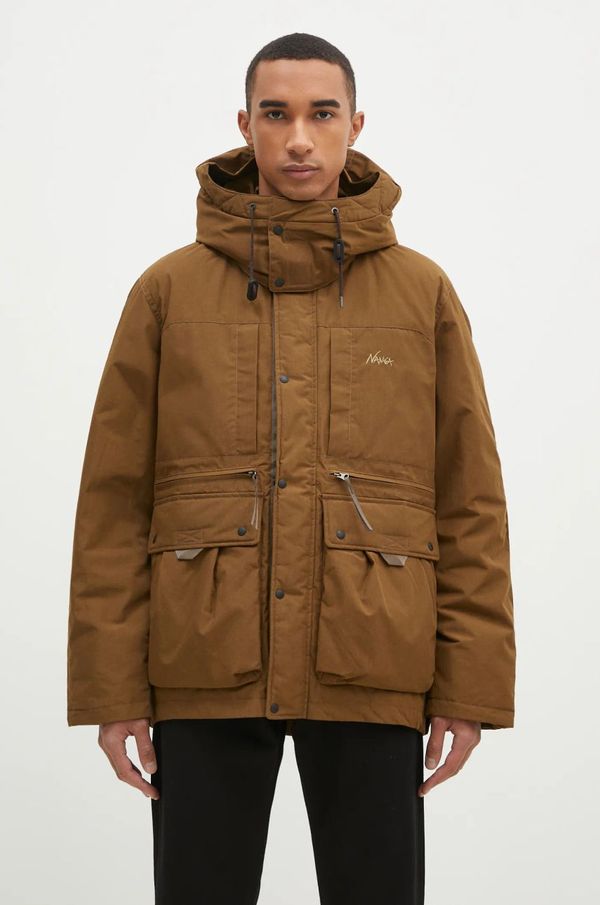 Nanga Jakna Nanga Hinoc Down Jacket za muškarce, boja: smeđa, za zimu, ND2441.1A200.A