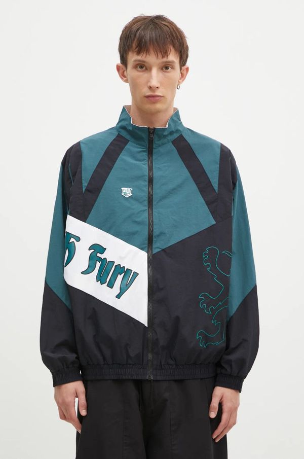 Neighborhood Jakna NEIGHBORHOOD Track Jacket Mod za muškarce, boja: zelena, za prijelazno razdoblje, 242TSNH.JKM13