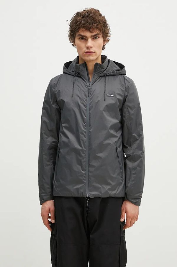 Rains Jakna Rains Padded Nylon Jacket SLATE boja: siva, za prijelazno razdoblje, oversize, 15470.SLATE-SLATE