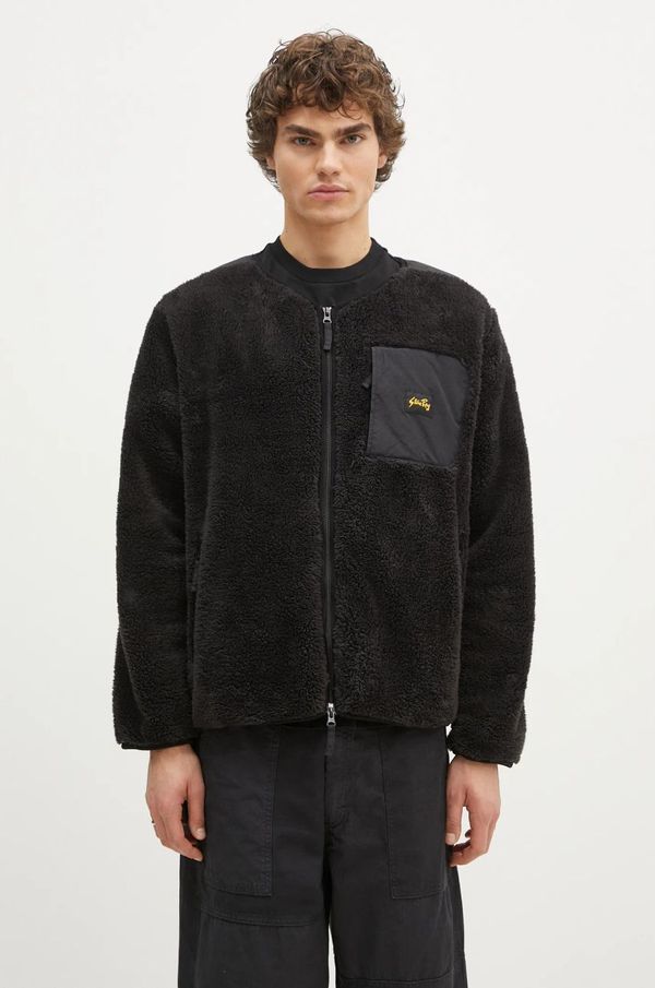 Stan Ray Jakna Stan Ray Fleece Cardigan za muškarce, boja: crna, za prijelazno razdoblje, AW2406894