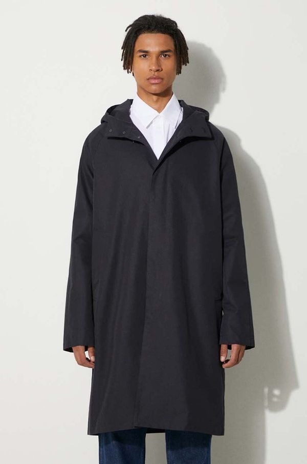 Wood Wood Jakna Wood Wood Tobias Twill Parka Coat za muškarce, boja: crna, za prijelazno razdoblje, 12135900.5269-NAVY