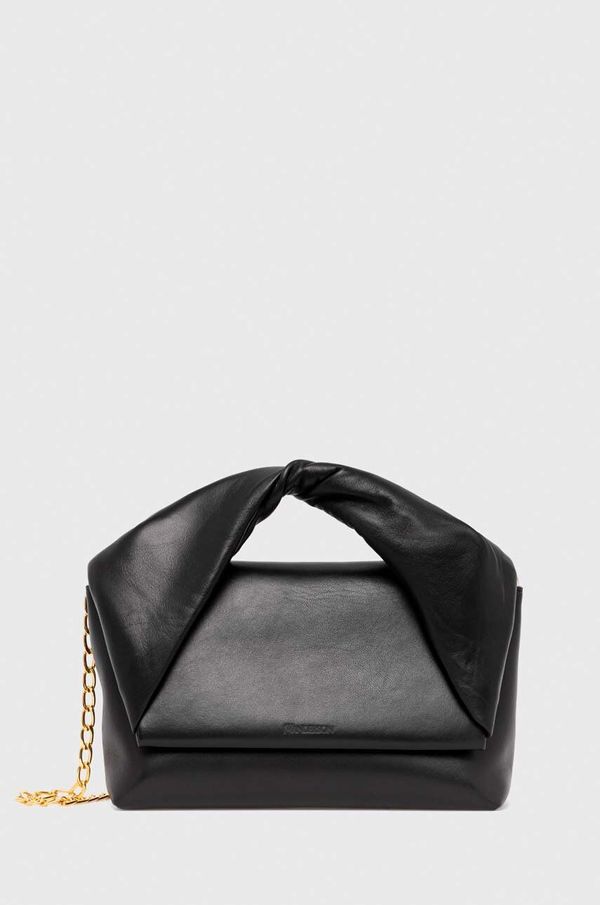 JW Anderson Kožna torba JW Anderson Large Twister Bag boja: crna, HB0538.LA0246