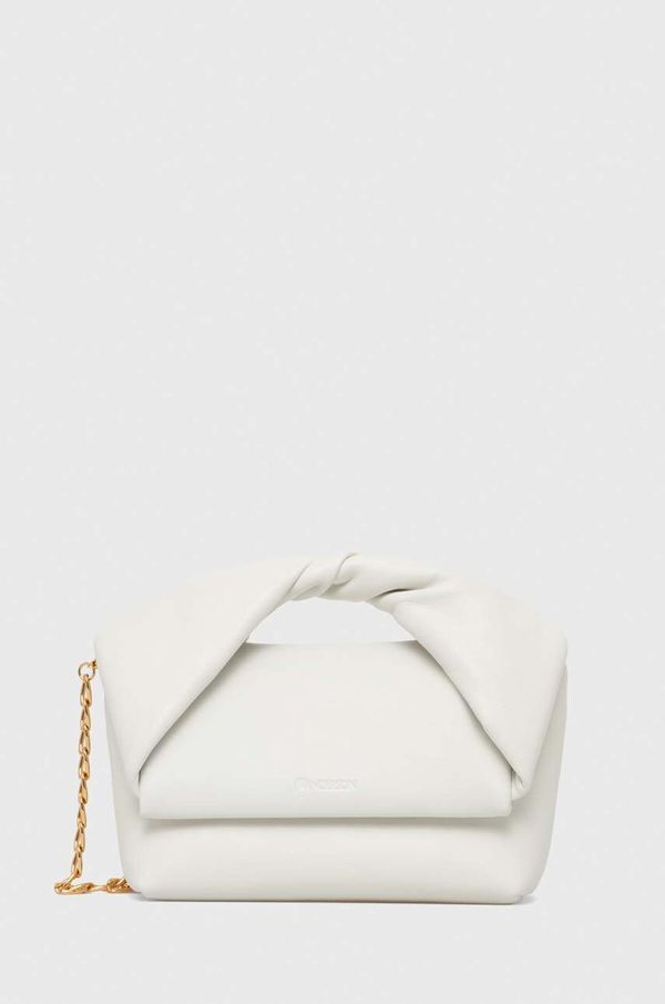JW Anderson Kožna torba JW Anderson Midi Twister Bag boja: bež, HB0539.LA0088