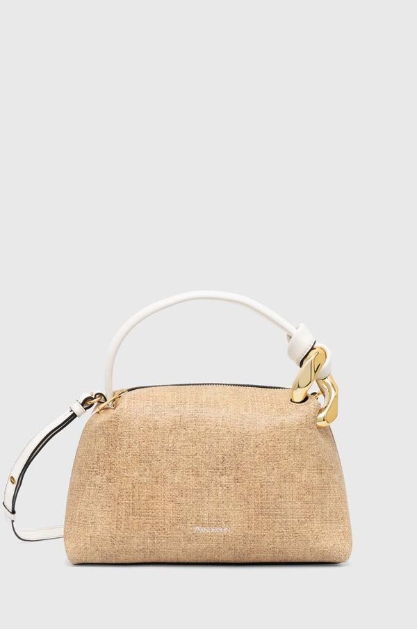 JW Anderson Torba JW Anderson Small Corner Bag boja: bež, HB0603.LA0318.150
